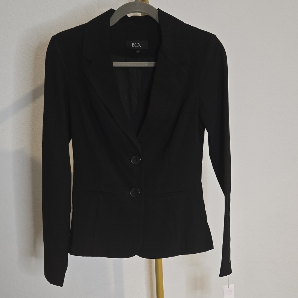 NWT BCX Women's Elegant Black Suit Jacket